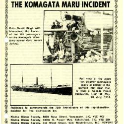 The Komagata Maru incident