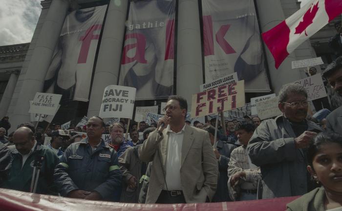 [Protest against political coup d'état in Fiji]