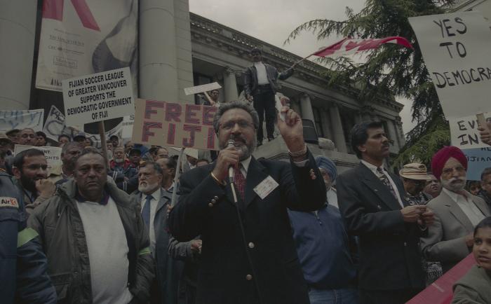 [Protest against political coup d'état in Fiji]