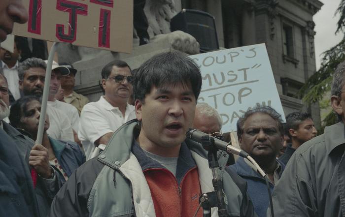 [Protest against political coup d'état in Fiji]