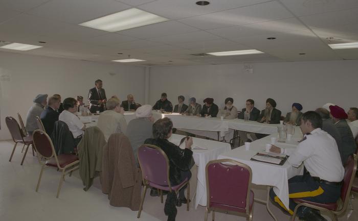 [Anti-violence community meeting]