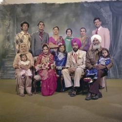 [Group portrait of Surinder Sidhu and Manjit Sidhu]