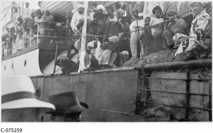 Indians aboard the Komagatamaru [sic], 1914