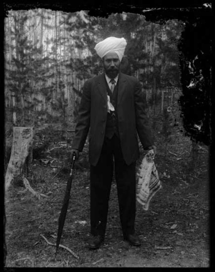 Portrait of Sikh man in East Kootenay