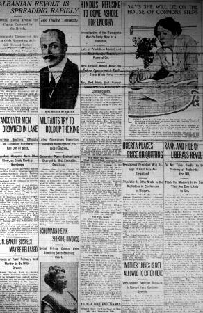 Newsclipping - Vancouver Daily Province: Hindus refusing to come ashore for enquiry. Page 1
