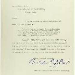 Copy of letter from Reid to W. D. Scott confirming night-letter