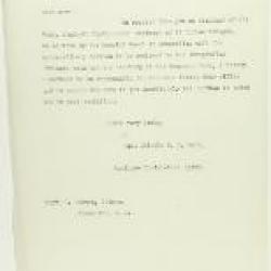 Copy of letter from Reid to Capt. G. Godson acknowledging receipt of rifles