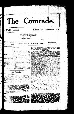 The Comrade: A Weekly Journal. Volume 7, Number 11