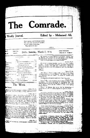 The Comrade: A Weekly Journal. Volume 7, Number 10