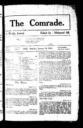 The Comrade: A Weekly Journal. Volume 7, Number 4