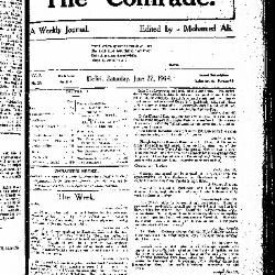 The Comrade: A Weekly Journal. Volume 7, Number 26