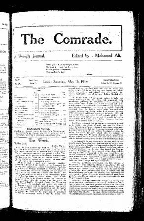 The Comrade: A Weekly Journal. Volume 7, Number 20
