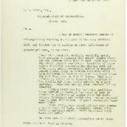 Copy of letter from Reid to W. D. Scott enclosing recent correspondence. Page 1-2