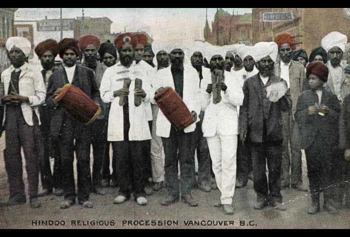 Sikh religious procession Vancouver BC