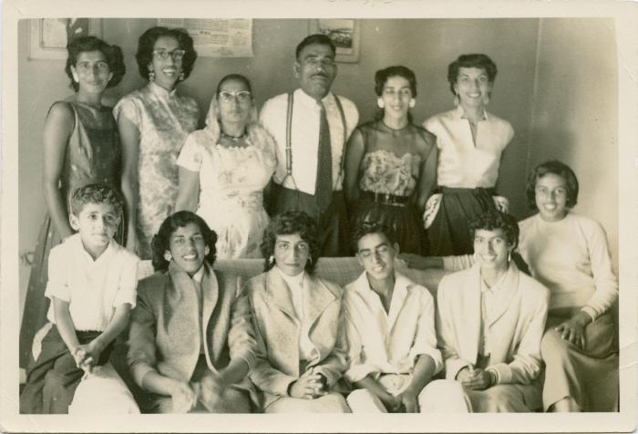 [Group photo of Banto Gill and family]