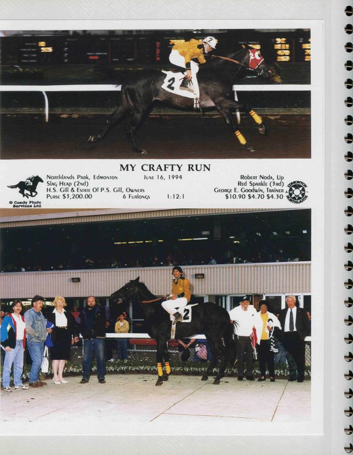 [Photos of My Crafty Run from the race on June 16, 1994]