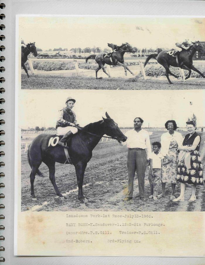 [Photos of Baby Rose from the race on July 13, 1960]