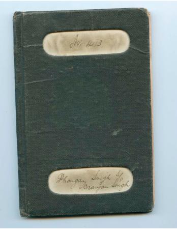 [Passport of Phangan Singh Gill]
