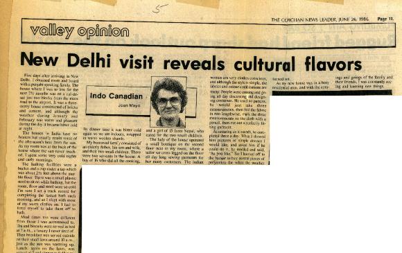 [New Delhi visit reveals cultural flavors]