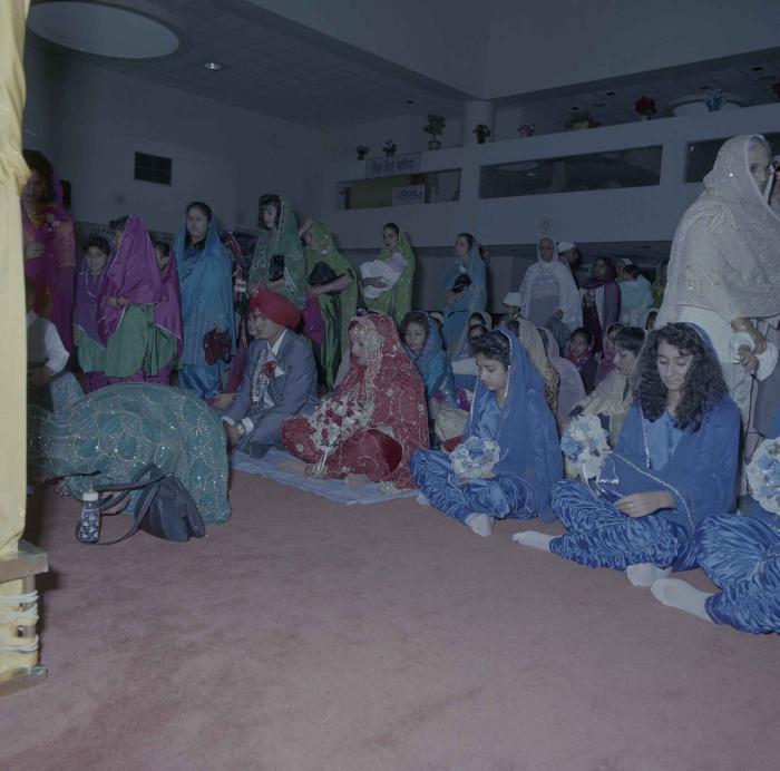 [Photo of Jaz Brar, Manpreet Brar and wedding guests]