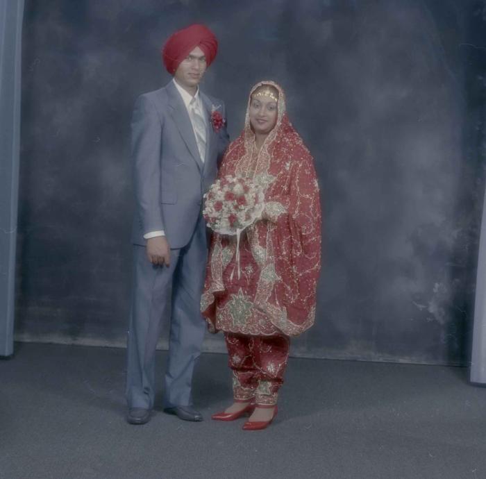 [Group portrait of Jaz Brar and Manpreet Brar]