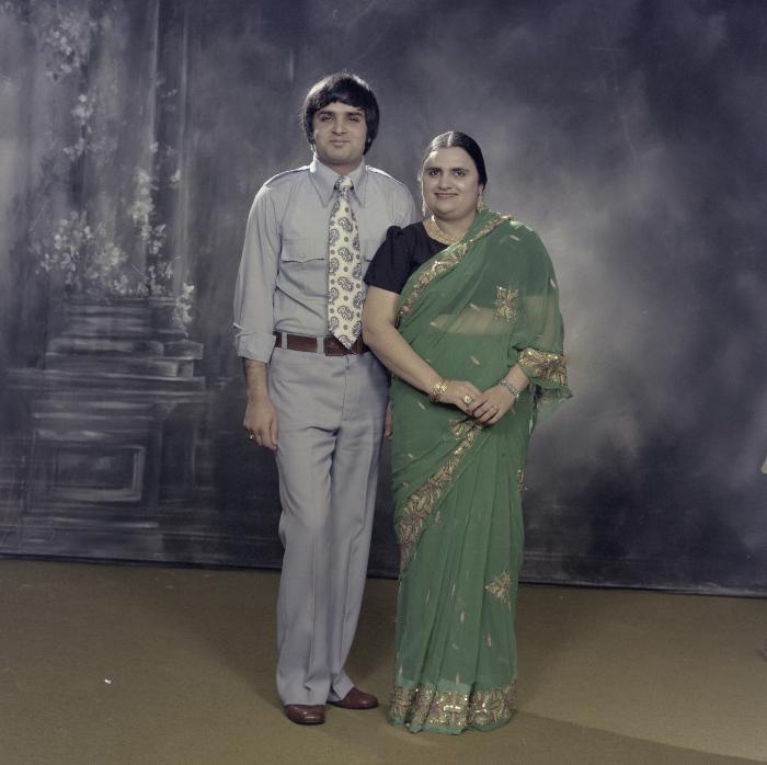 [Group portrait of Raj Dhaliwal and an unidentified woman]