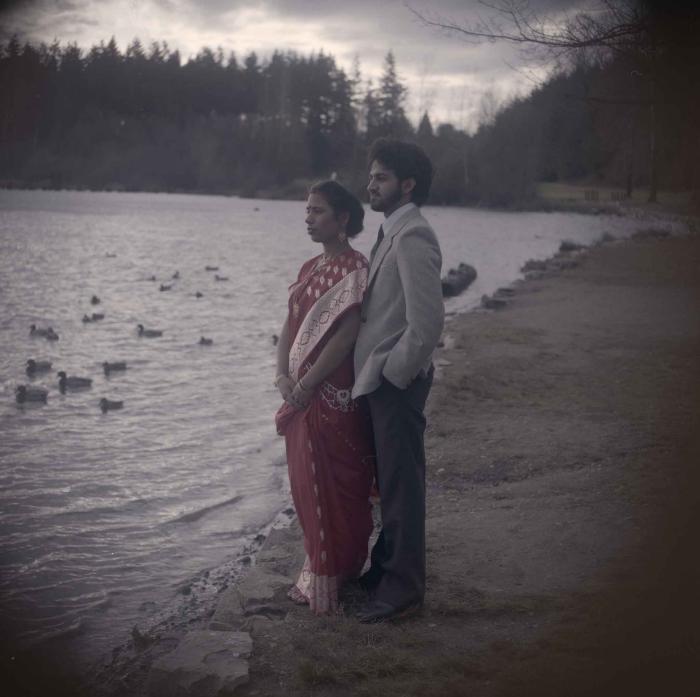 [Group portrait of Anju Dhatt and Ashwani Dhaswan]