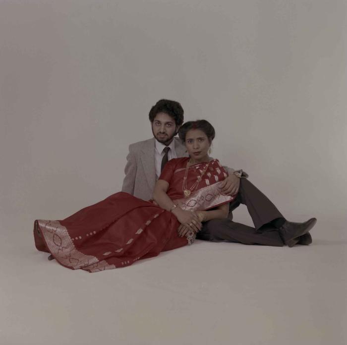 [Group portrait of Anju Dhatt and Ashwani Dhaswan]