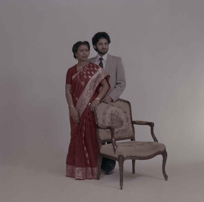 [Group portrait of Anju Dhatt and Ashwani Dhaswan]