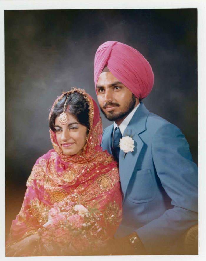 [Group portrait of Bhagwant S. Grewal and Cindy K. Gill]