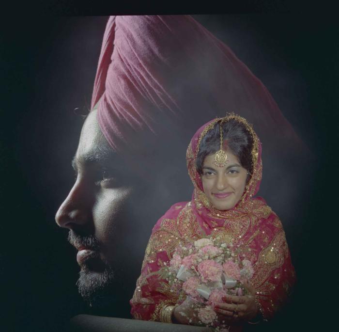 [Group portrait of Bhagwant S. Grewal and Cindy K. Gill]