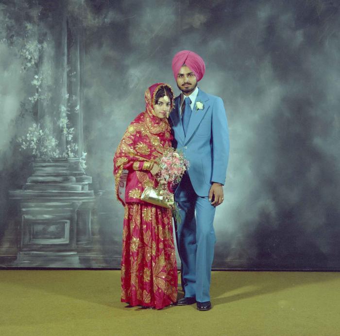 [Group portrait of Bhagwant S. Grewal and Cindy K. Gill]
