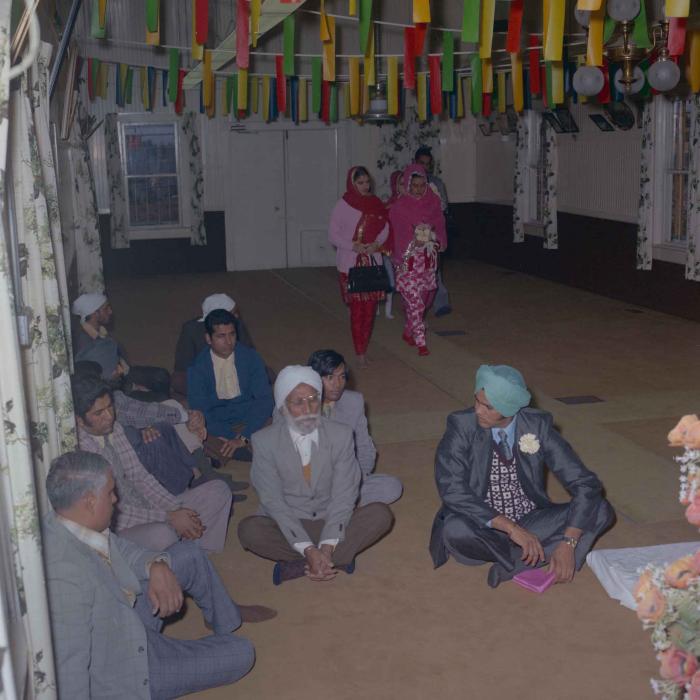 [Jagat S. Gill, Harjinder K. Sidhu and wedding guests]