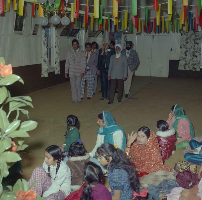 [Photo of Jagat S. Gill and wedding guests]