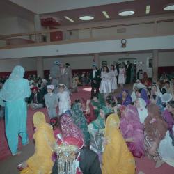 [Photo of the wedding party in the Gurdwara]