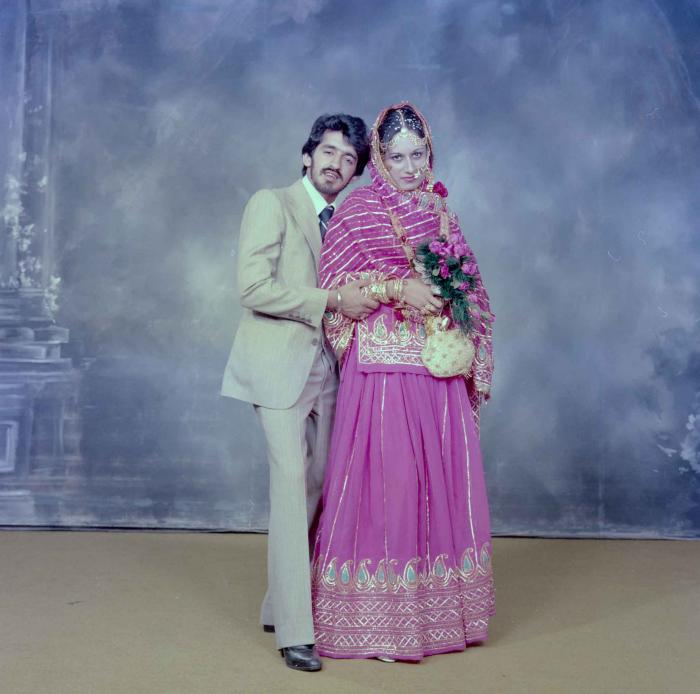 [Group portrait of David Gill and Kamaljeet Grewal]