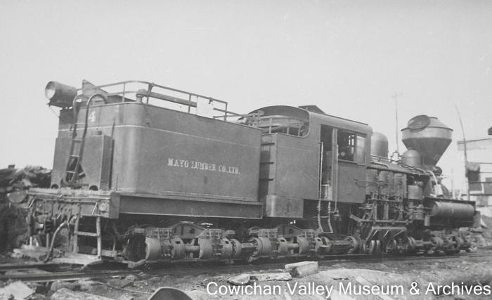 [Locomotive from Mayo lumber co. ltd.]