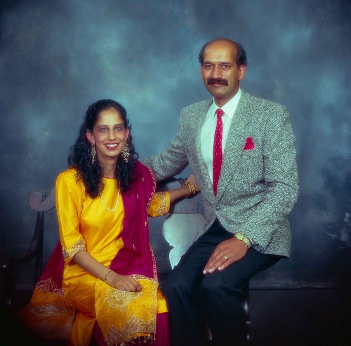 [Group portrait of Bains, Satwinder Kaur and Bains, Parmjit Singh]