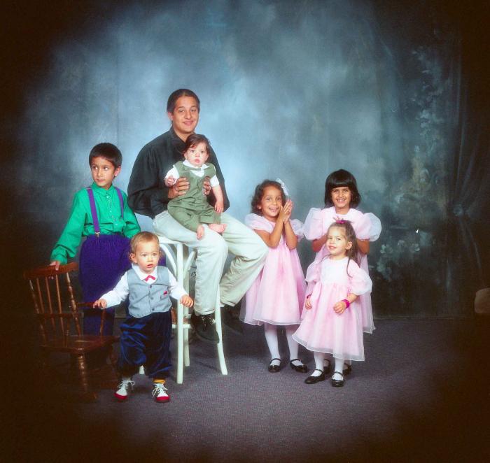[Group photo of seven children]