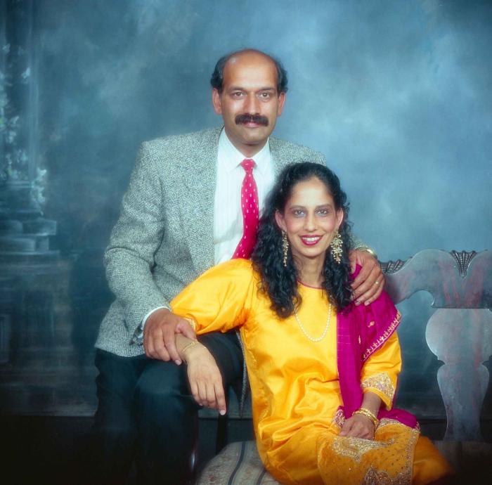 [Group portrait of Bains, Satwinder Kaur and Bains, Parmjit Singh]