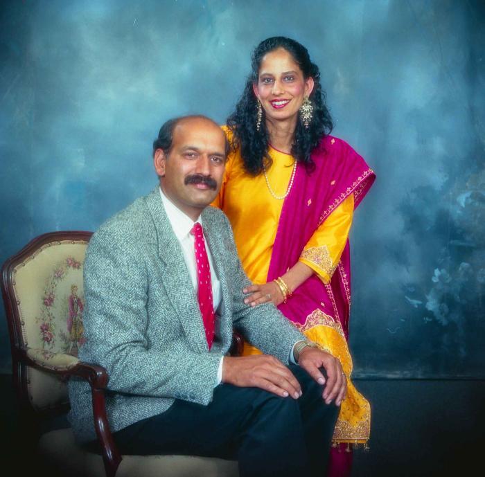 [Group portrait of Bains, Satwinder Kaur and Bains, Parmjit Singh]