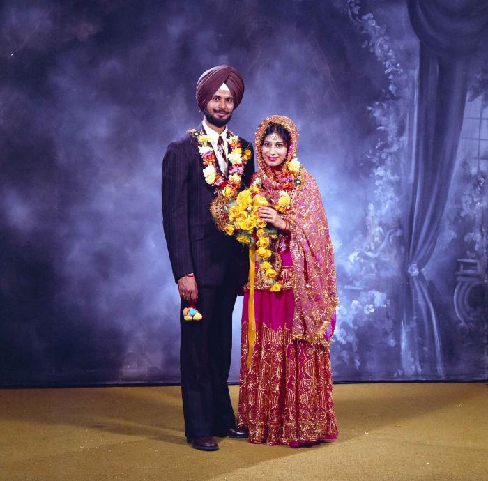 [Portrait of Balbir Khangura and Baljit Gill]