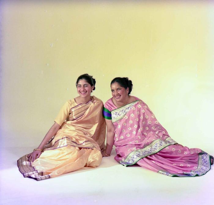 [Portrait of Sukhwinder Cheema and an unidentified  woman]