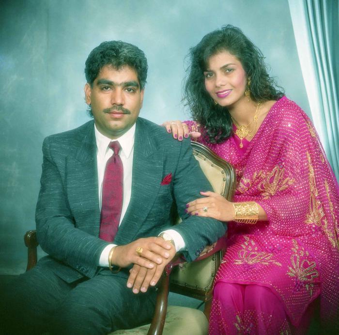 [Portrait of Gurpreet Cheema and unidentified woman]