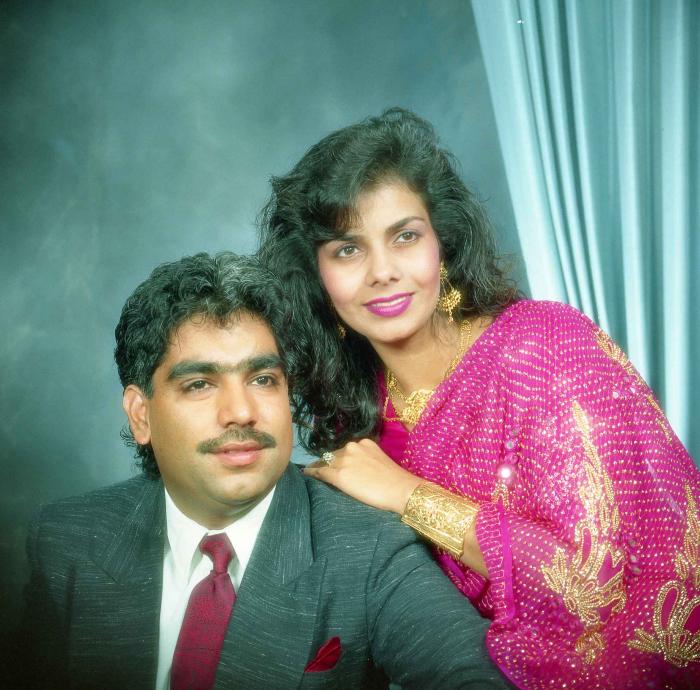 [Portrait of Gurpreet Cheema and unidentified woman]