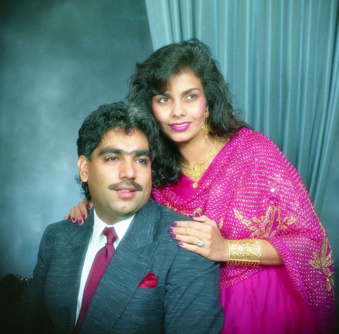 [Portrait of Gurpreet Cheema and unidentified woman]