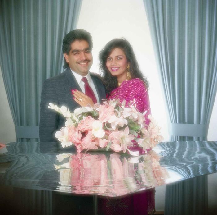 [Portrait of Gurpreet Cheema and unidentified woman]
