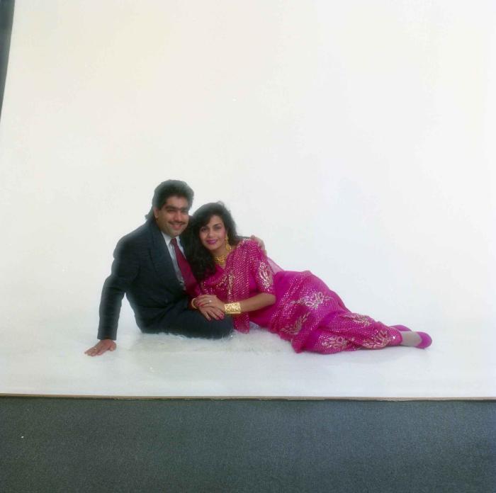 [Portrait of Gurpreet Cheema and unidentified woman]