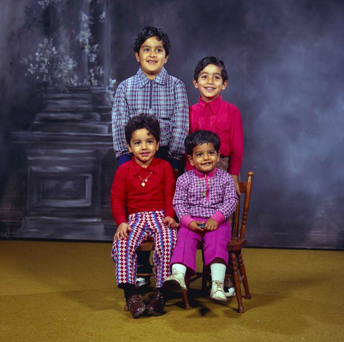[Group photo of unidentified children]