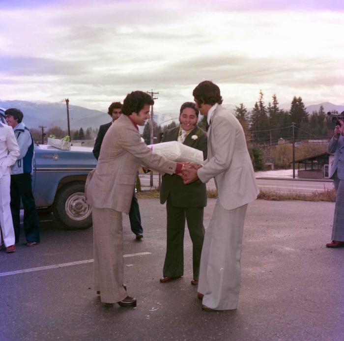 [Group photo of two unidentified man]